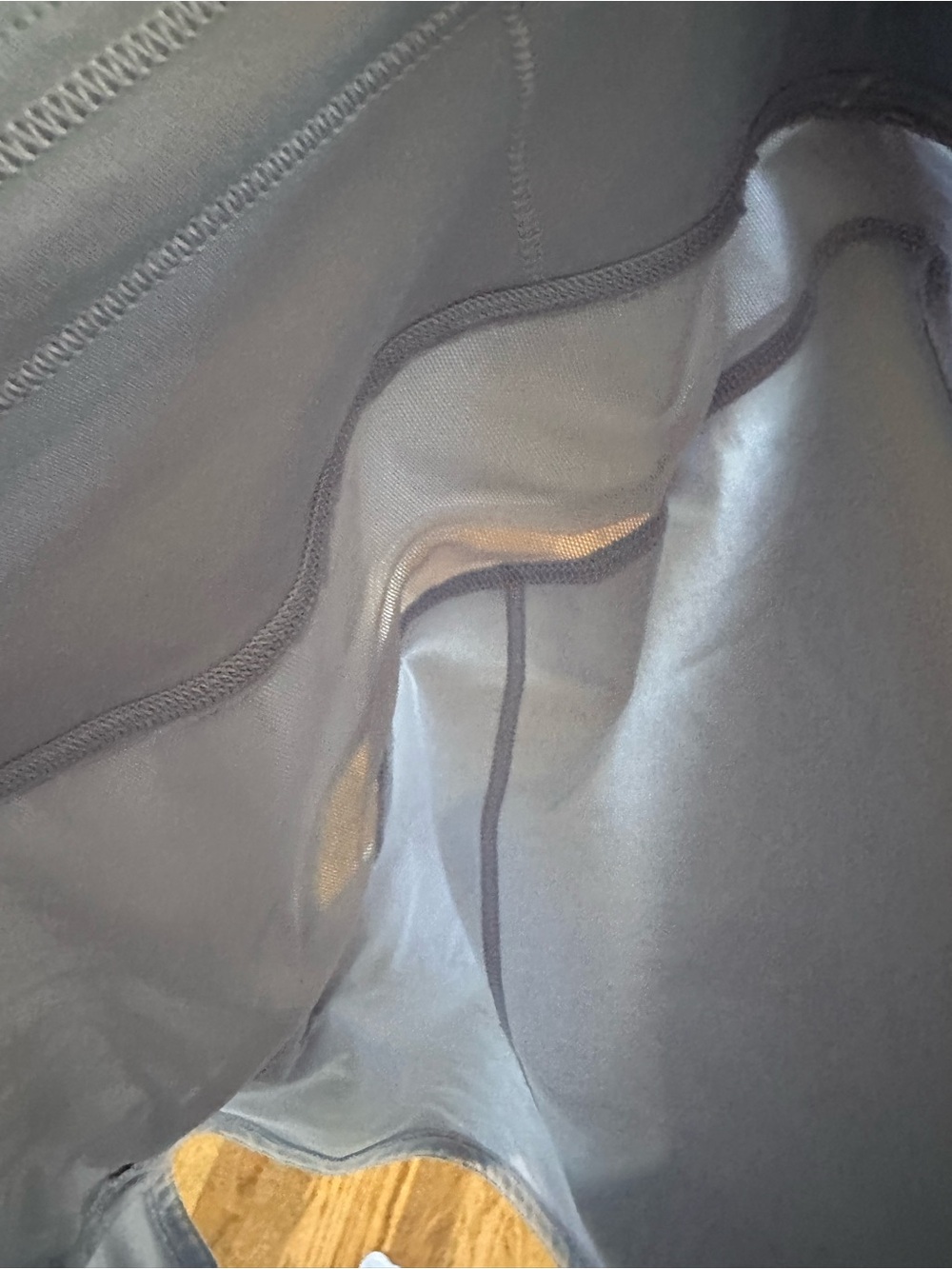 Lululemon Light Blue Athletic Shorts Skort Zip Pocket Size 12 - Picture 5 of 7